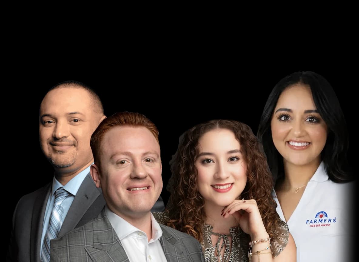 Martin Martinez, Carl Prieto, Adamaris Sanchez and Arianna Chapa of Farmers District 46